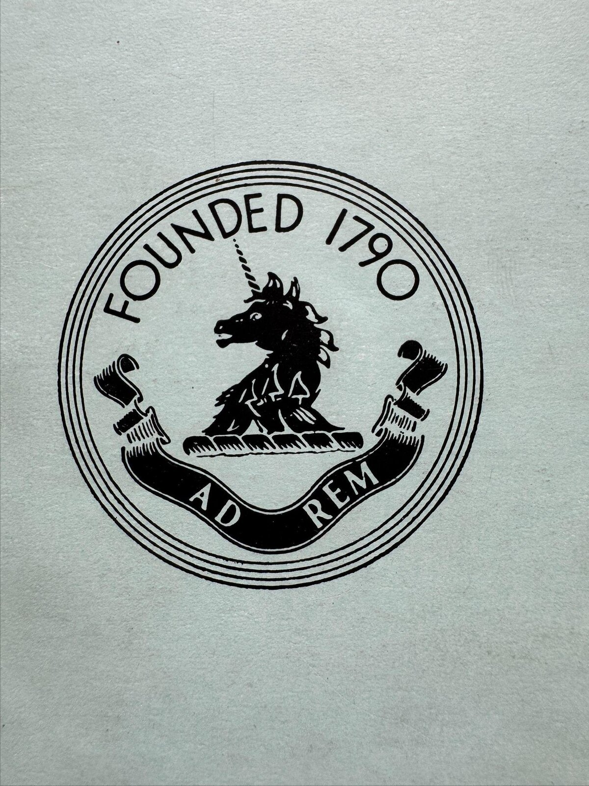 The Butterley Company crest — a unicorn above a banner reading AD REM, ringed with Founded 1790