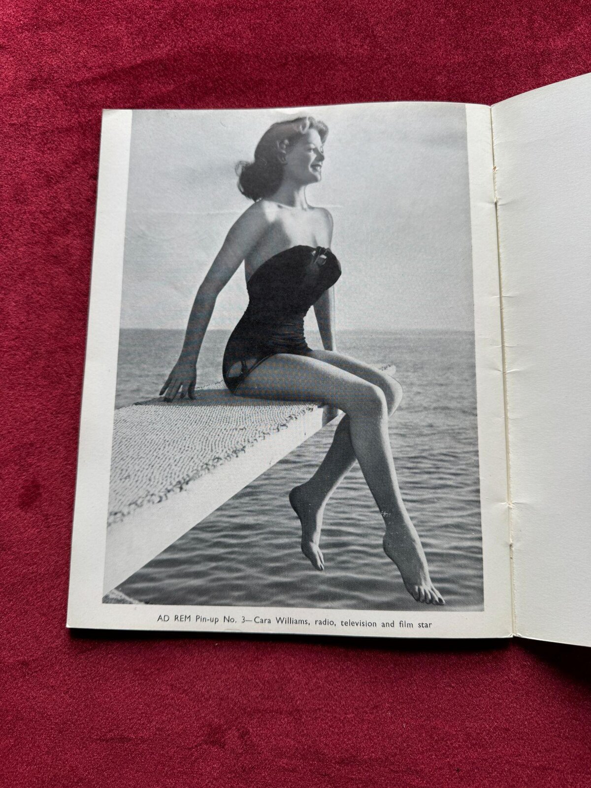 An AD REM pin-up page from the Butterley house magazine